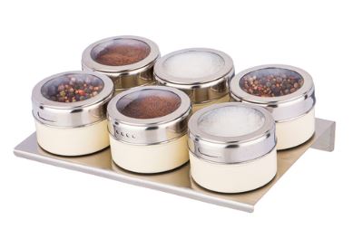 НАБОР ДЛЯ СПЕЦИЙ AGNESS 7 ПР. НА МАГНИТАХ, В Т.Ч. МЕТАЛ.ПОДСТАВКА 20*13*5 СМ 912-041